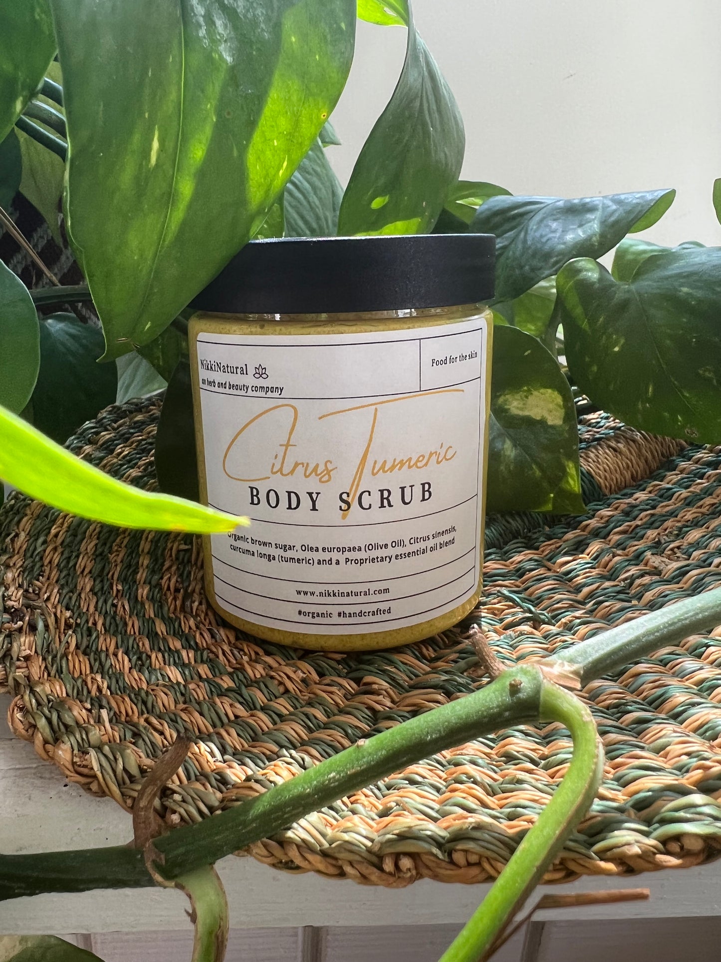 Citrus Tumeric Body Scrub/Available for pick only
